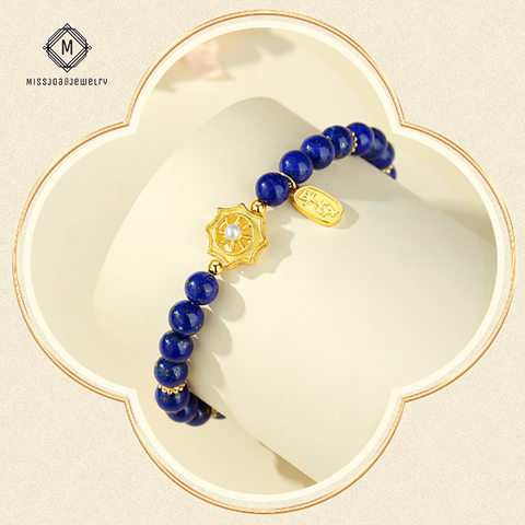 Steven Universe Lapis Lazuli Gold Bracelet Jewelry