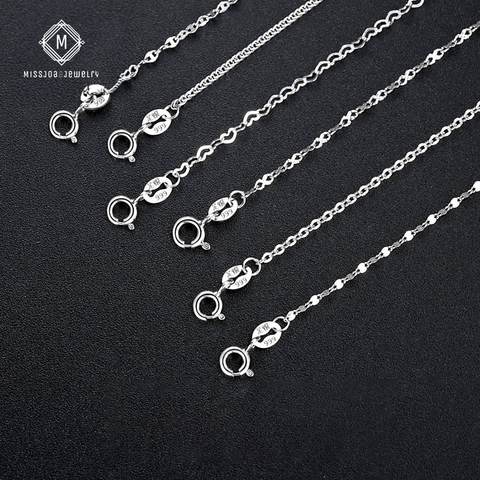 Multiple Options Available: S999 Pure Silver Adjustable Base Chain