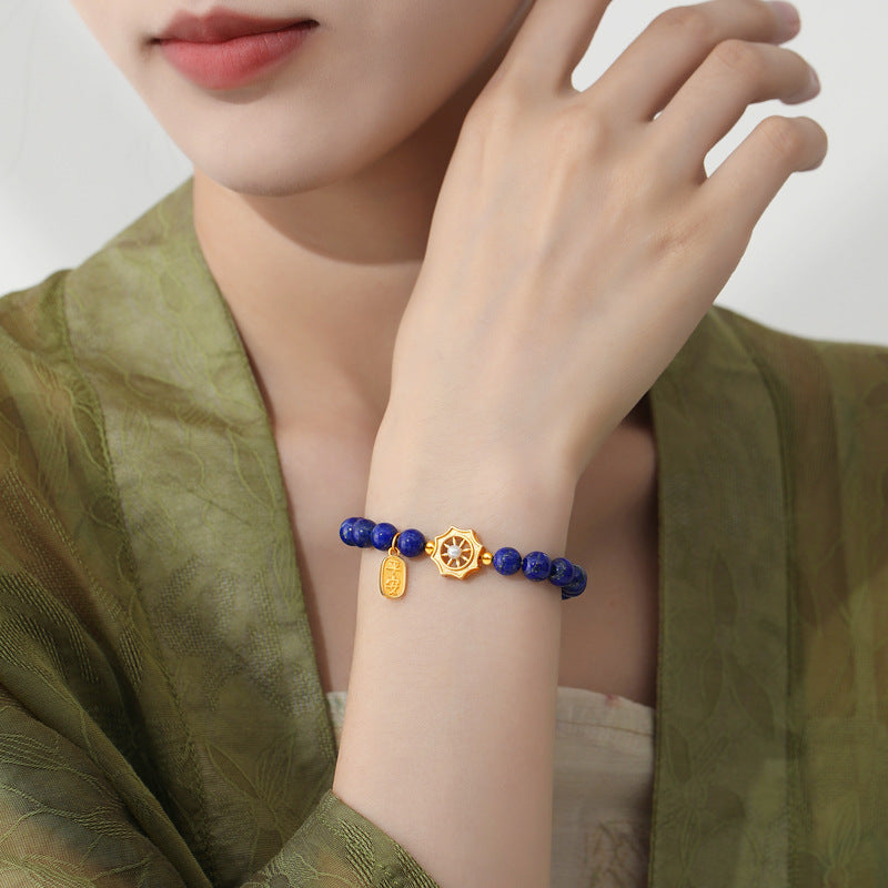 Steven Universe Lapis Lazuli Gold Bracelet Jewelry