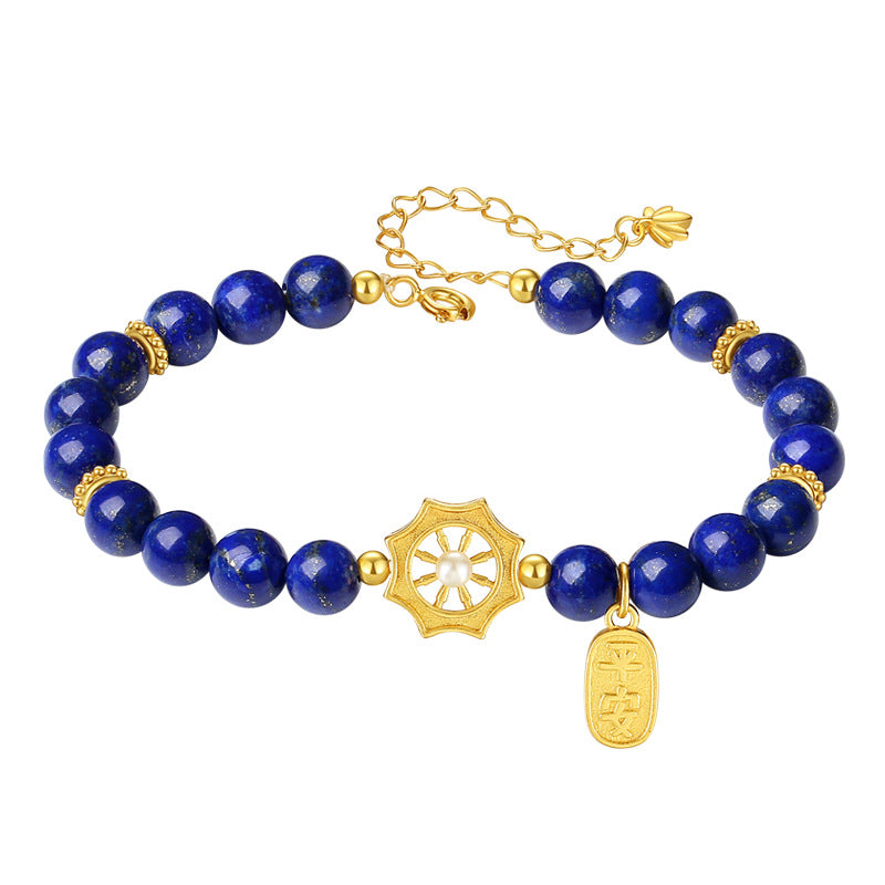 Steven Universe Lapis Lazuli Gold Bracelet Jewelry