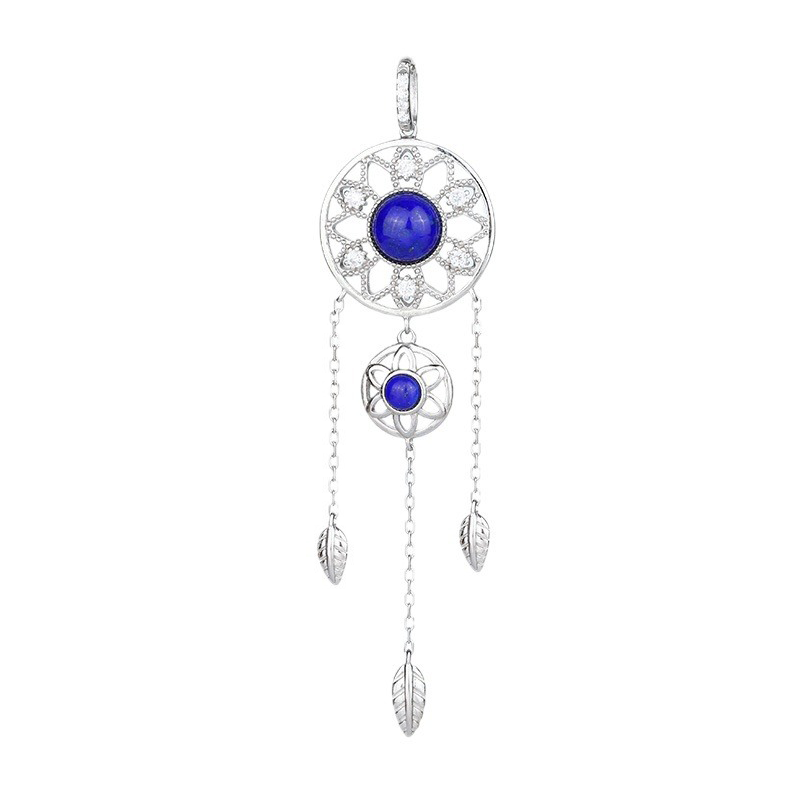 Dream Catcher Radiance Lapis Lazuli Mala Energy Necklace