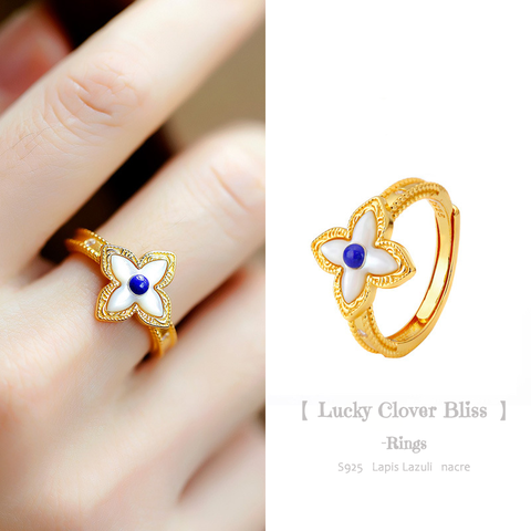 Lapis Lucky Clover Bliss Jewelry collection